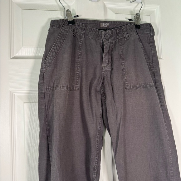 J. Galt Brandy Melville Grey Cargo Utility Style Pants Low Rise Womens Size 26 - Picture 2 of 9